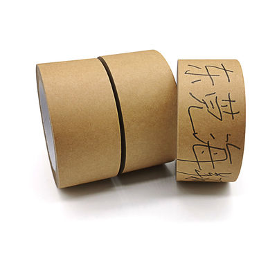 Bande de papier auto-adhésive faite sur commande de cachetage collée par Papier d'emballage de Brown
